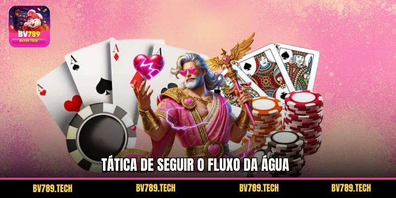 Tática de seguir o fluxo da água