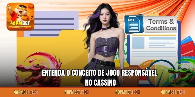 Entenda o conceito de Jogue com responsabilidade  no cassino