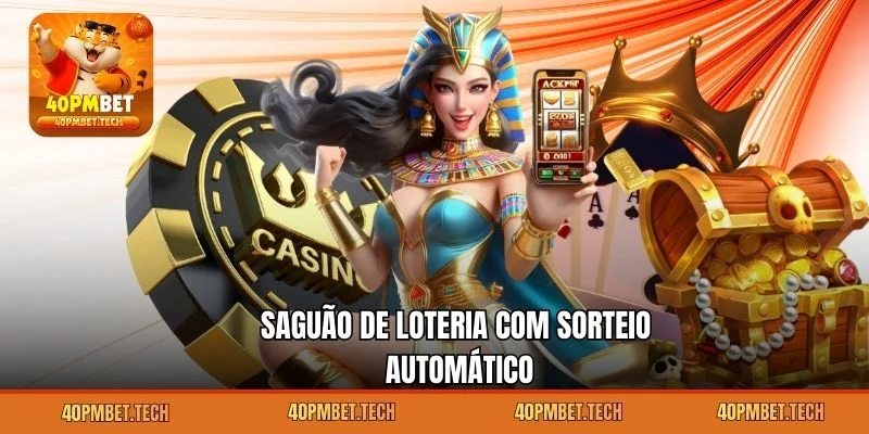 Saguão de Loteria com sorteio automático